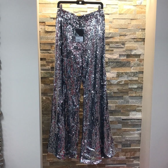 Ellery Sequin Wide Leg Trousers - Picture 5 of 14